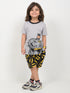 The Batman Themed Cotton Short Set (Grey & Black)