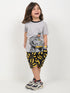 The Batman Themed Cotton Short Set (Grey & Black)