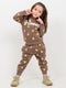 Sunny Bloom Fleece Suit (Brown)
