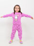 Bunny Bloom Fleece Suit (Lilac)