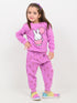 Bunny Bloom Fleece Suit (Lilac)