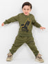 Batman Bat-Signal Fleece Suit (Army Green)