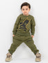 Batman Bat-Signal Fleece Suit (Army Green)
