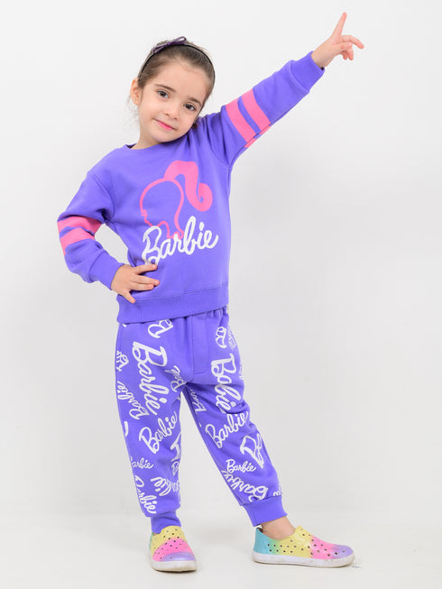 Barbie Signature Fleece Suit (Bright Purple)