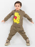 Charming Pooh Bear Fleece Suit (Woodland Brown)