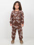 Thunder Dino Themed Fleece Suit (Brown)