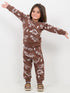 Thunder Dino Themed Fleece Suit (Brown)