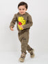 Charming Pooh Bear Fleece Suit (Woodland Brown)