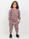 Zebra Themed Fleece Suit (Mauve)