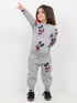 Little Mickey Themed Fleece Suit (Heather Gray)