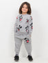 Little Mickey Themed Fleece Suit (Heather Gray)