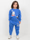 Shark Splash Fleece Suit (Ocean Blue)