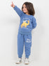 Papa-Saurus Adventure Fleece Suit (Dusty Blue)