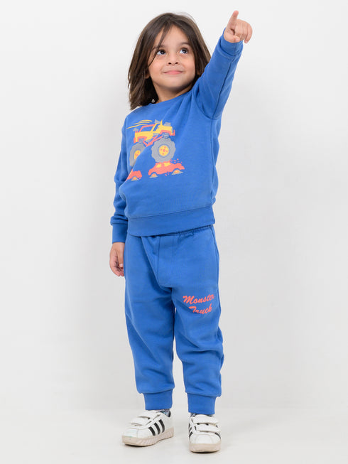 Power Rider Fleece Suit (Royal Blue)