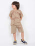 Safari Scout Cotton Short Set (Beige)
