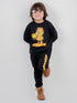 Garfield Printed Fleece Suit (Black)