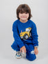 Truck Printed Fleece Suit (Royal Blue)