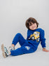 Truck Printed Fleece Suit (Royal Blue)