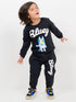 Bluey Themed Fleece Suit (Deep Black)