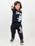 Bluey Themed Fleece Suit (Deep Black)