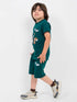 Tom & Jerry Adventure Cotton Short Set (Dark Green)