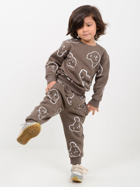 Choco Bear Themed Fleece Suit (Cocoa Brown)