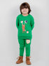 Honey Bear Fleece Suit (Green)