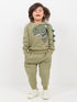 Dino Vibe Fleece Suit (Jurassic Green)