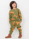 Cheetah Chase Fleece Suit (Olive Green)