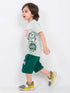 Marvel Heroes Cotton Short Set (Light Grey & Green)