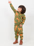 Cheetah Chase Fleece Suit (Olive Green)