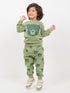 Honey Bear Themed Fleece Suit (Green)