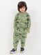 Mickey & Pluto Themed Fleece Suit (Green)