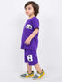 Peekaboo Panda Cotton Short Set (Purple)