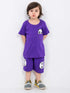 Peekaboo Panda Cotton Short Set (Purple)