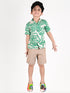 Hawaiian Linen Shirt With Japanese Cotton Short