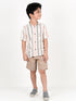 Hawaiian Linen Shirt With Japanese Cotton Short