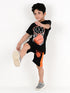Basket Ball Short Set (Black/Orange)