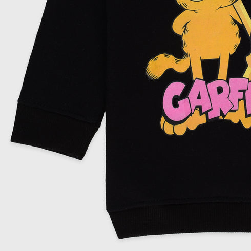 H&M Garfield Fleece Sweatshirt (Black)