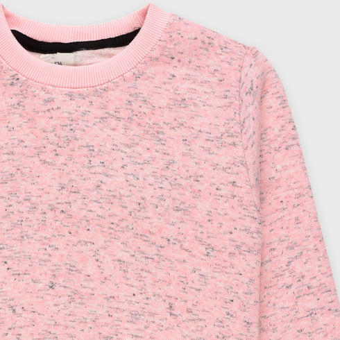 Patterned Fleece Tracksuit (Pink)