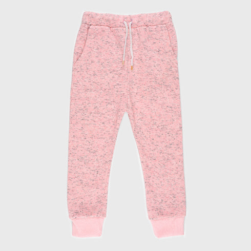 Patterned Fleece Tracksuit (Pink)