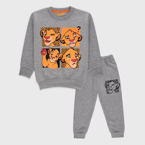 Lion King Fleece Tracksuit (Grey)
