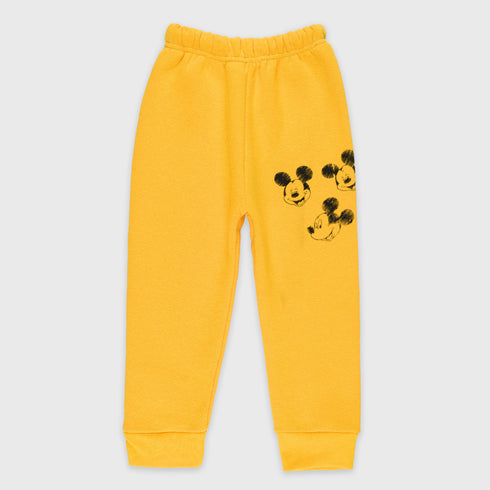 Mickey Fleece Trouser (Yellow)