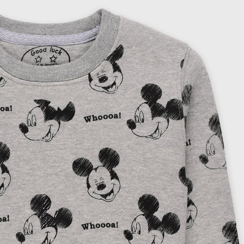 Mickey Mouse Fleece Tracksuit (Grey)