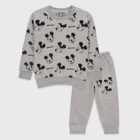 Mickey Mouse Fleece Tracksuit (Grey)