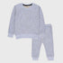 Patterned Fleece Tracksuit (Blue)