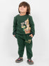 Brave Like Dad Fleece Suit (Evergreen)