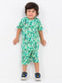 Forest Flicker Cotton Short Set (Mint Forest)