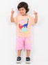 Jurassic Joywear Cotton Short Set (Peachy Dino)