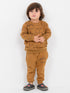 The Dinosaur Themed Fleece Suit (Caramel Brown)